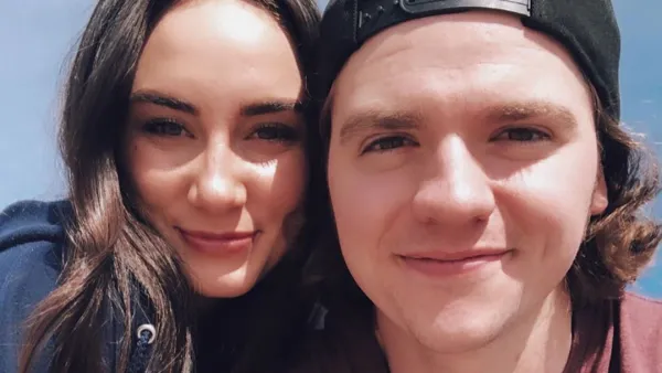 Joel Courtney and Mia Scholink Spent the Pandemic Wedding Planning