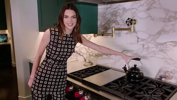 Kendall Jenner Has a Chic Pot Filler in Her Warm Kitchen