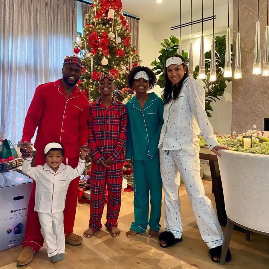 Kevin Hart Eniko Parish Blended Family Album