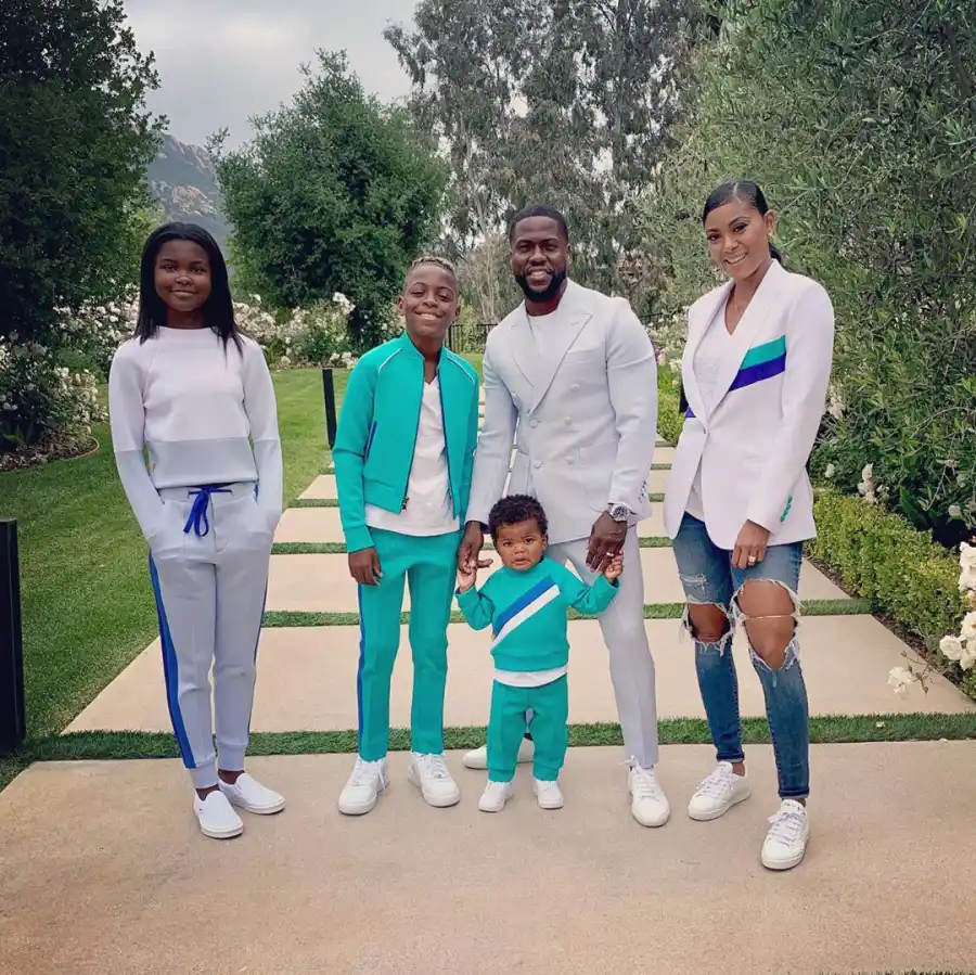 Kevin Hart Eniko Parish Blended Family Album