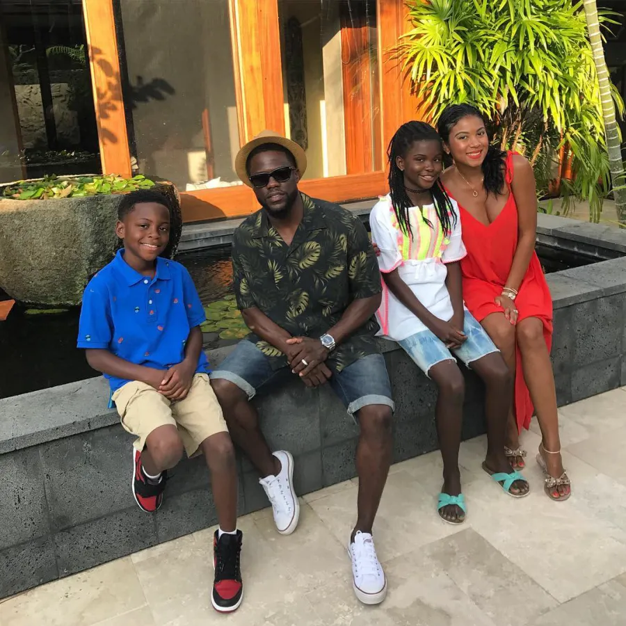 Kevin Hart Eniko Parish Blended Family Album
