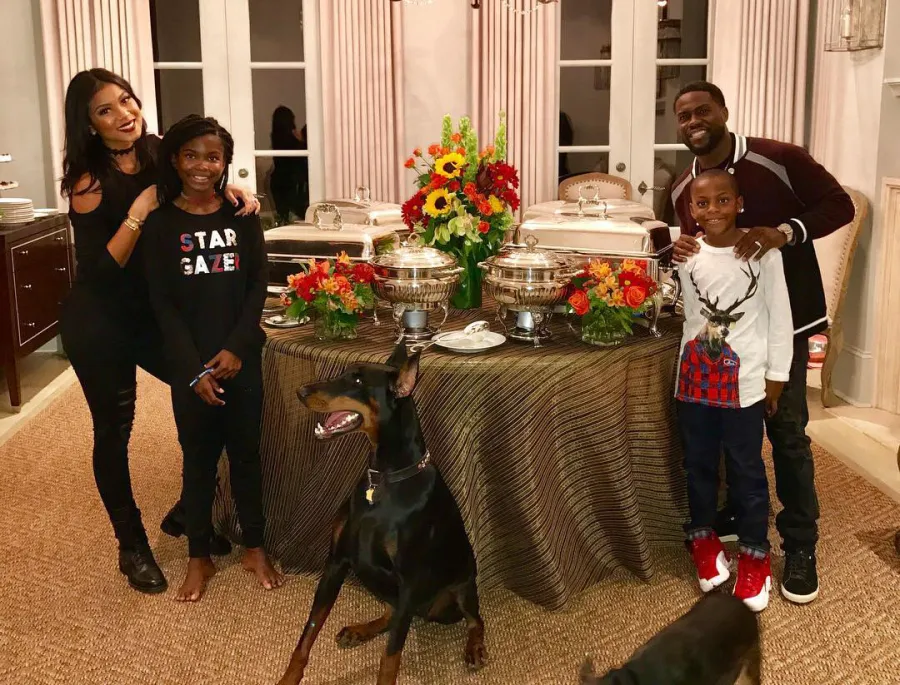 Kevin Hart Eniko Parish Blended Family Album