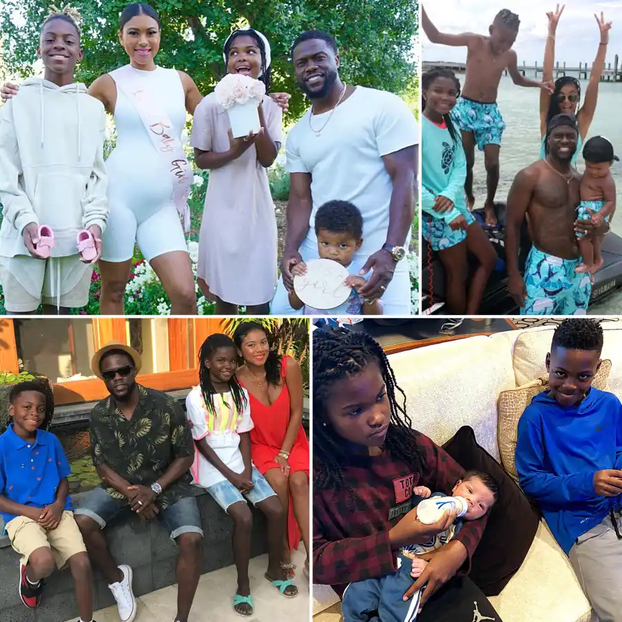 Kevin Hart Eniko Parish Blended Family Album