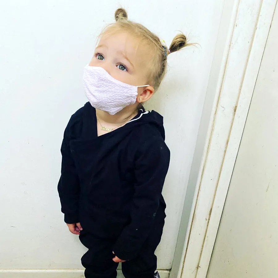 Kids in Masks Hilary Duff Banks