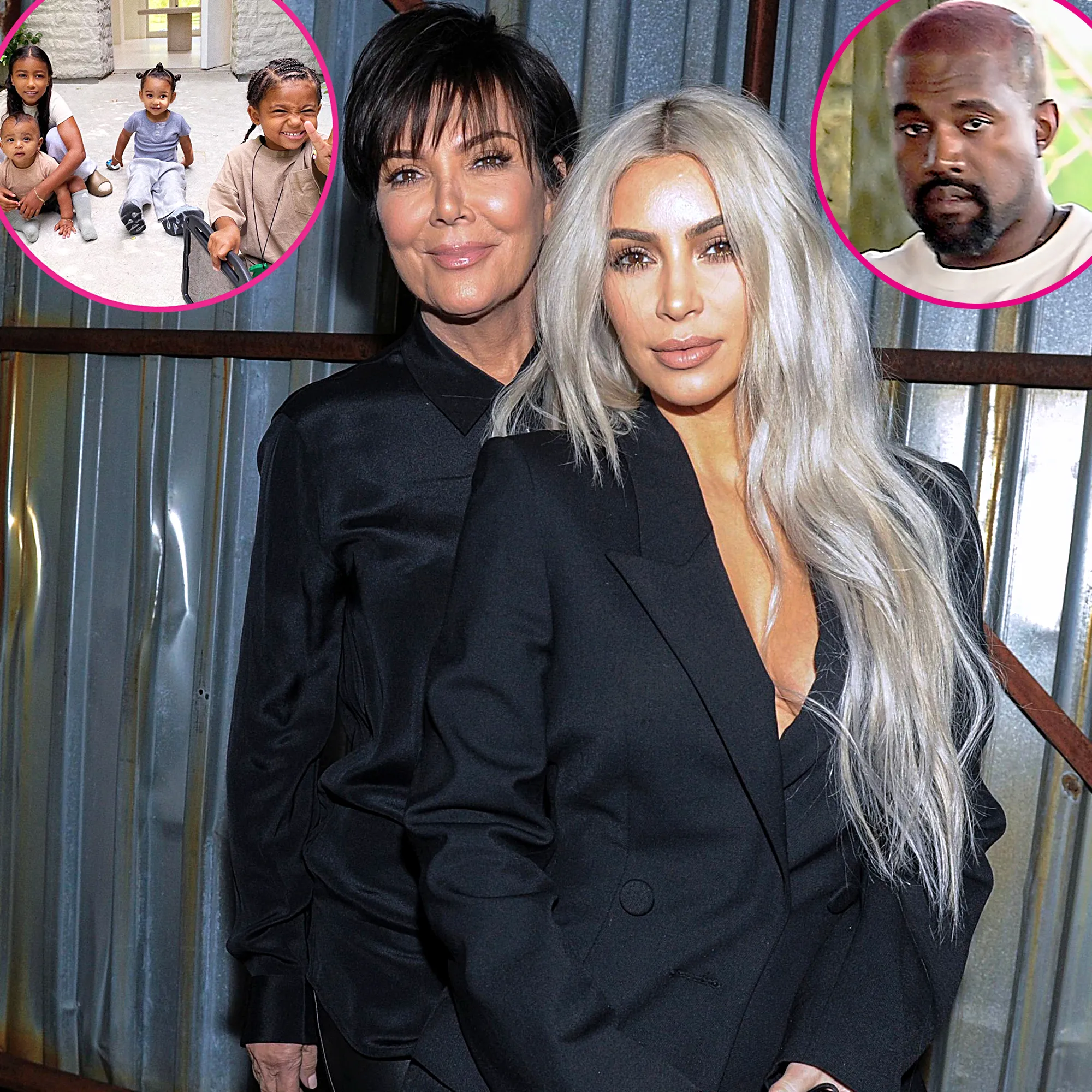 Kim Kardashian Her Family Are Protecting Her Kids From Kanye West Drama