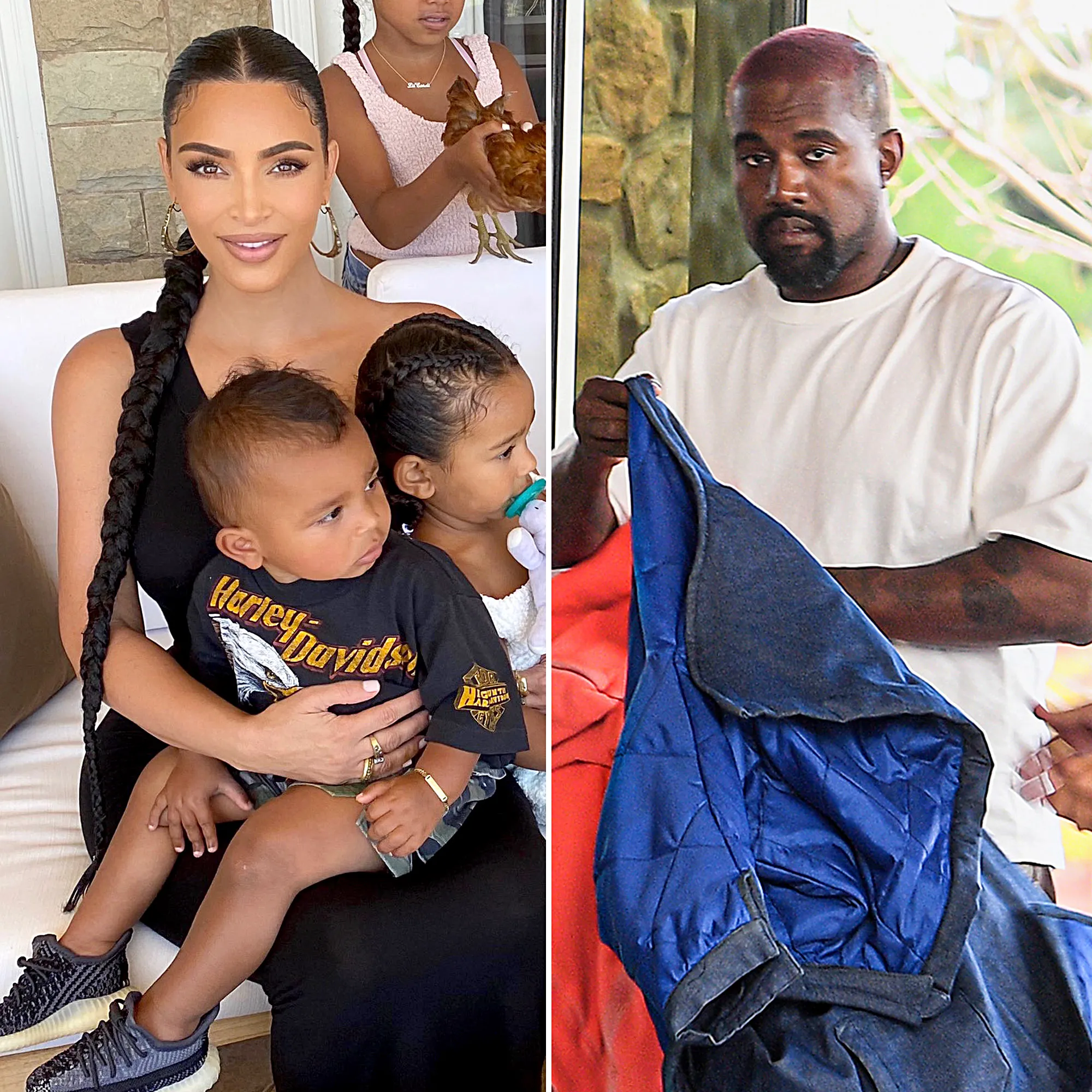 Kim Kardashian Shares Family Photos With 4 Kids After Kanye New Tweets