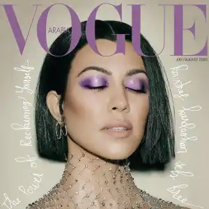 Kourtney Kardashian Rocks a Blunt Bob on 'Vogue Arabia' Cover