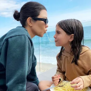 Kourtney Kardashian Makes Pancakes Pasta Penelope Birthday