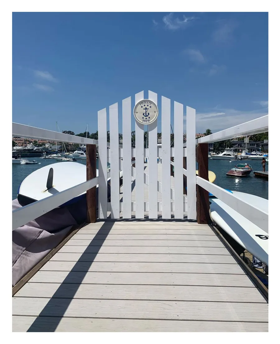 Fence Kourtney Kardashian Takes Saint and North to Balboa Island for Cousins Trip Amid Kanye Drama