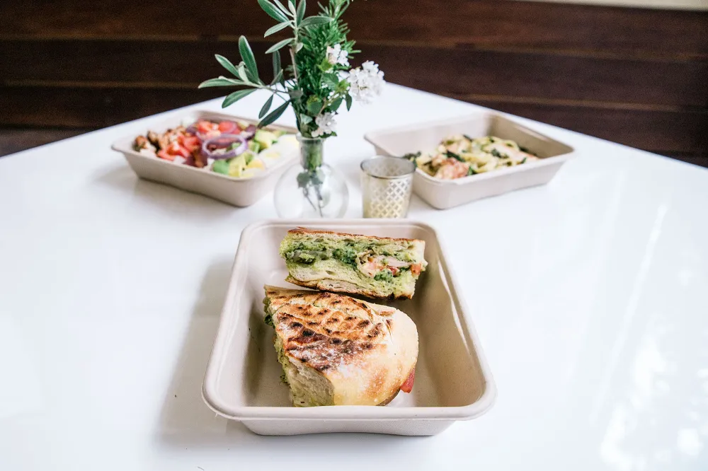 Food at the Lady Byrd Cafe