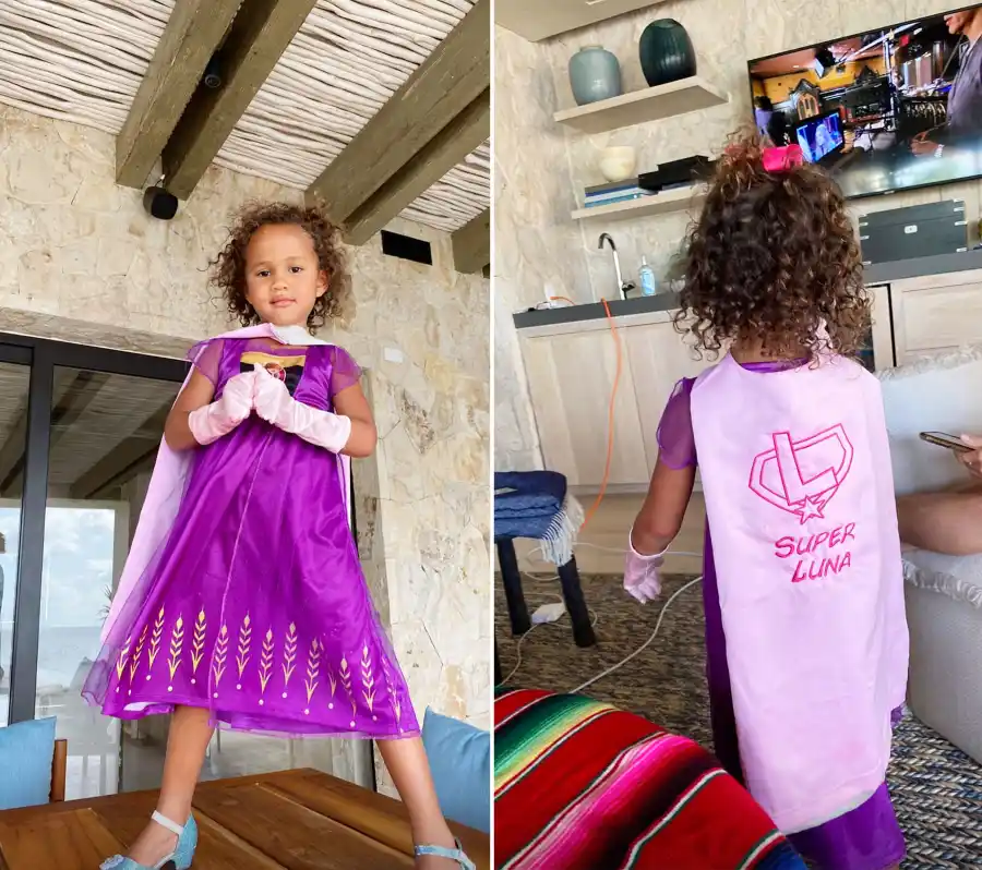 Luna Legend in a Purple Princess Dress and a Super Luna Cape