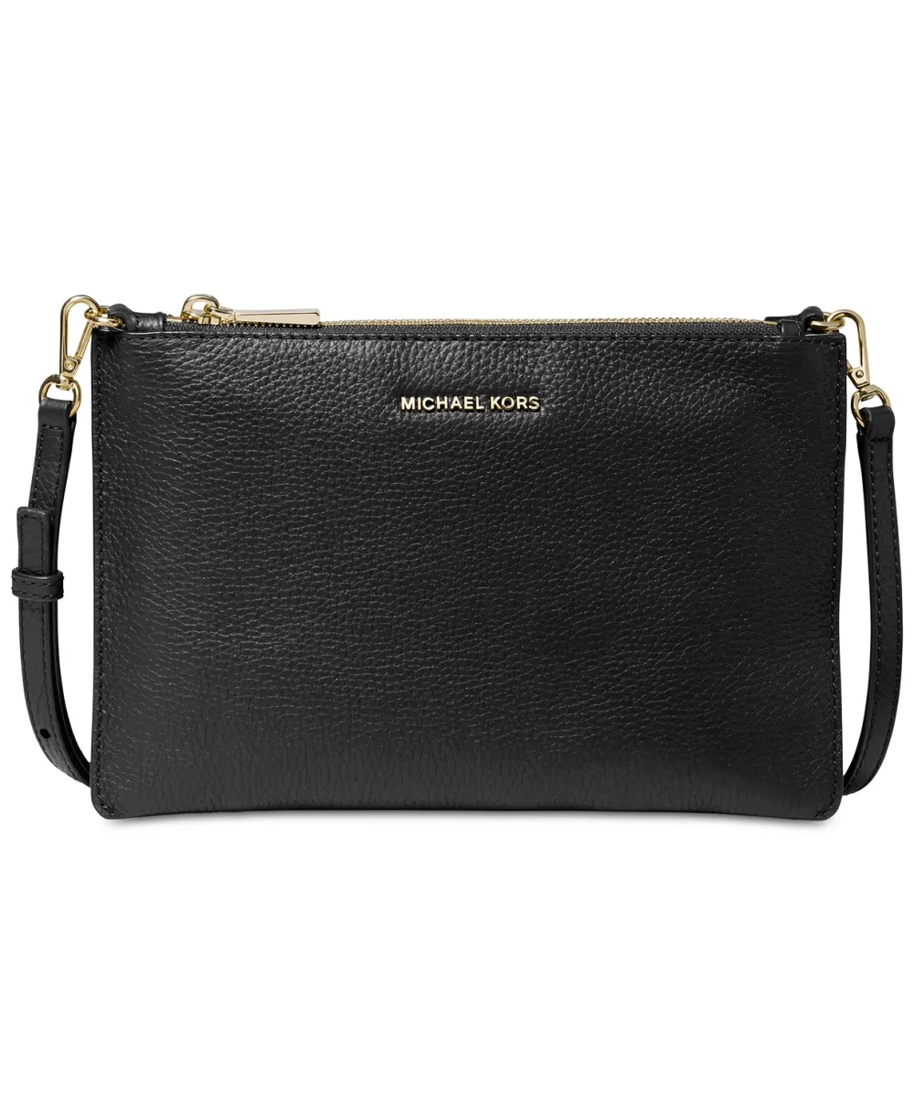 MICHAEL Michael Kors Pebble Leather Double Pouch Crossbody
