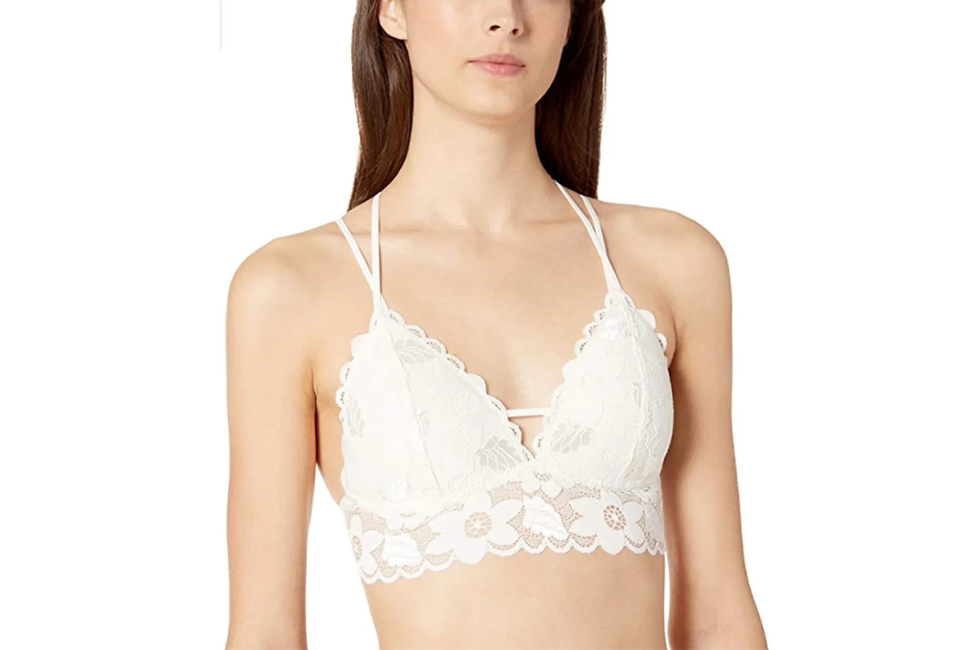 Mae Women's Multi Strappy Back Lace Bralette