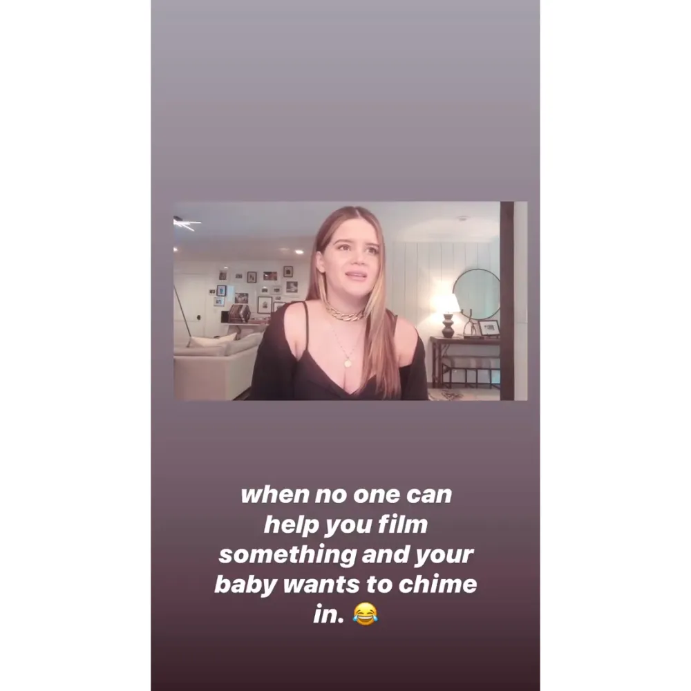 Maren Morris&rsquo; Son Hayes Hilariously Interrupts Mom's Video: He Wanted to &lsquo;Chime in'