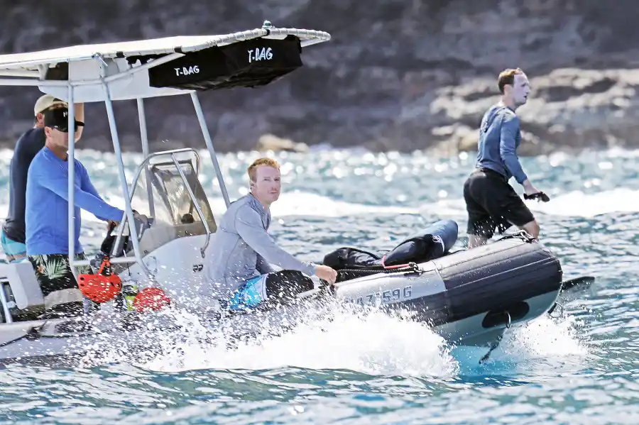 Mark Zuckerberg Spooks the Internet With Too Much Sunscreen on His Face in Hawaii