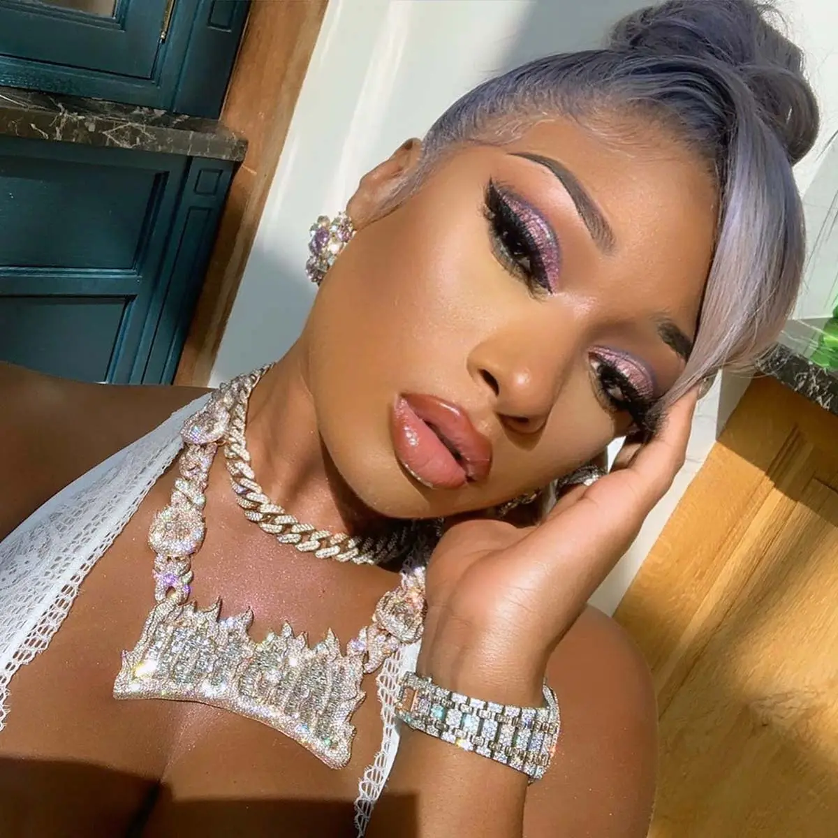 Megan Thee Stallion’s ‘Hot Girl’ Necklace Cost Nearly Half a Million Dollars