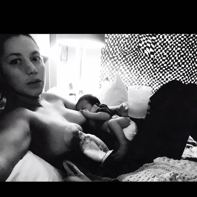 Michelle Branch Breast-Feeding