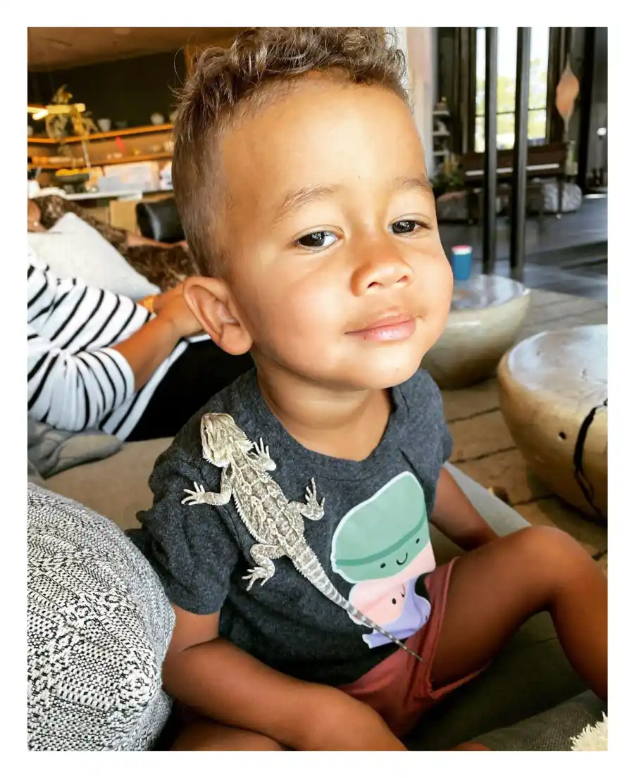 Miles Lizard Chrissy Teigen Instagram