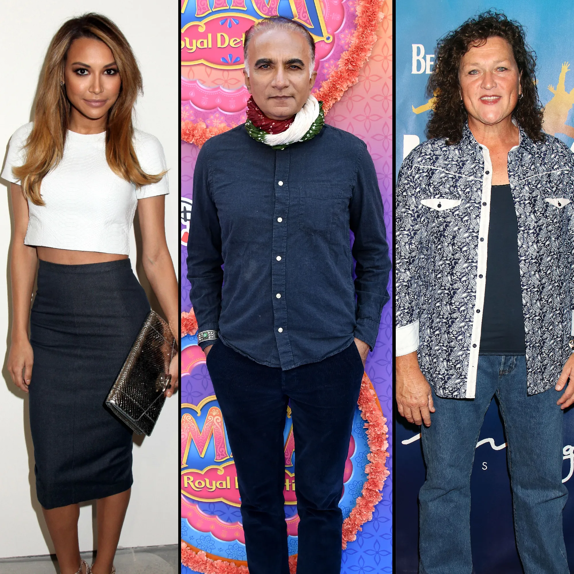 Naya Riveras Glee Costars Iqbal Theba And Dot-Marie Jones Visit Lake Piru