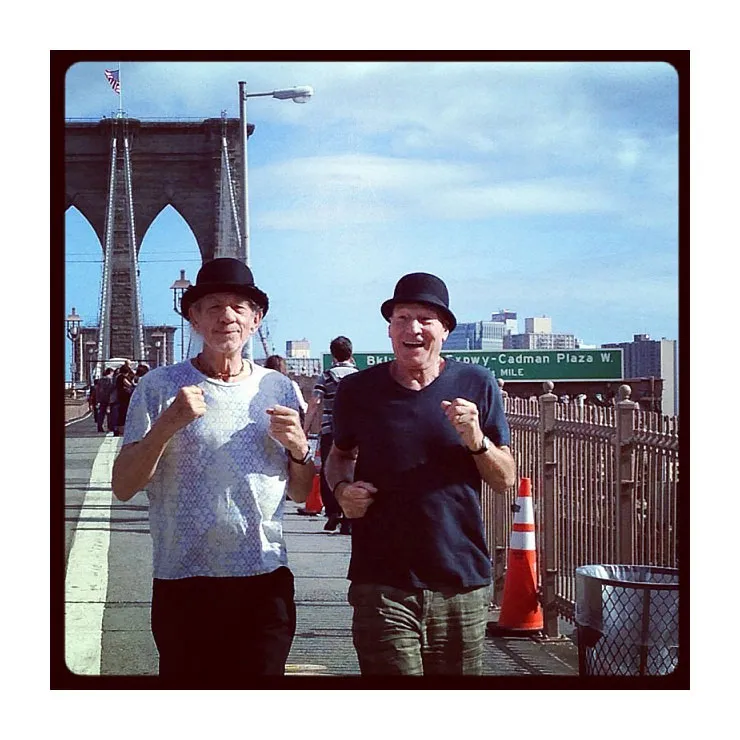 October 2013 Patrick Stewart and Ian McKellen BFF Moments