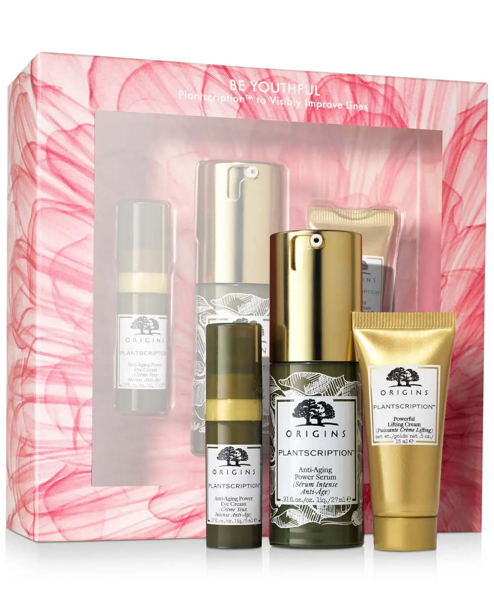 Origins 3-Piece Be Youthful Plantscription To Visibly Improve Lines Set