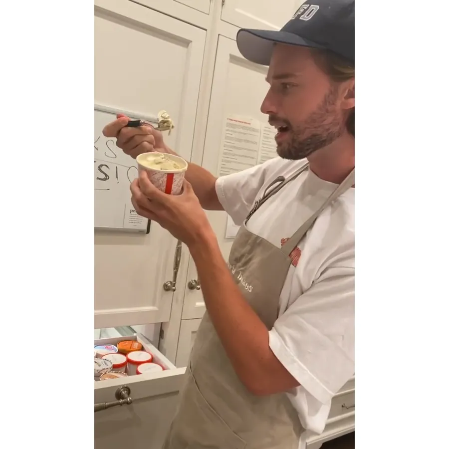 Patrick Schwarzenegger ice cream review Sprinkles