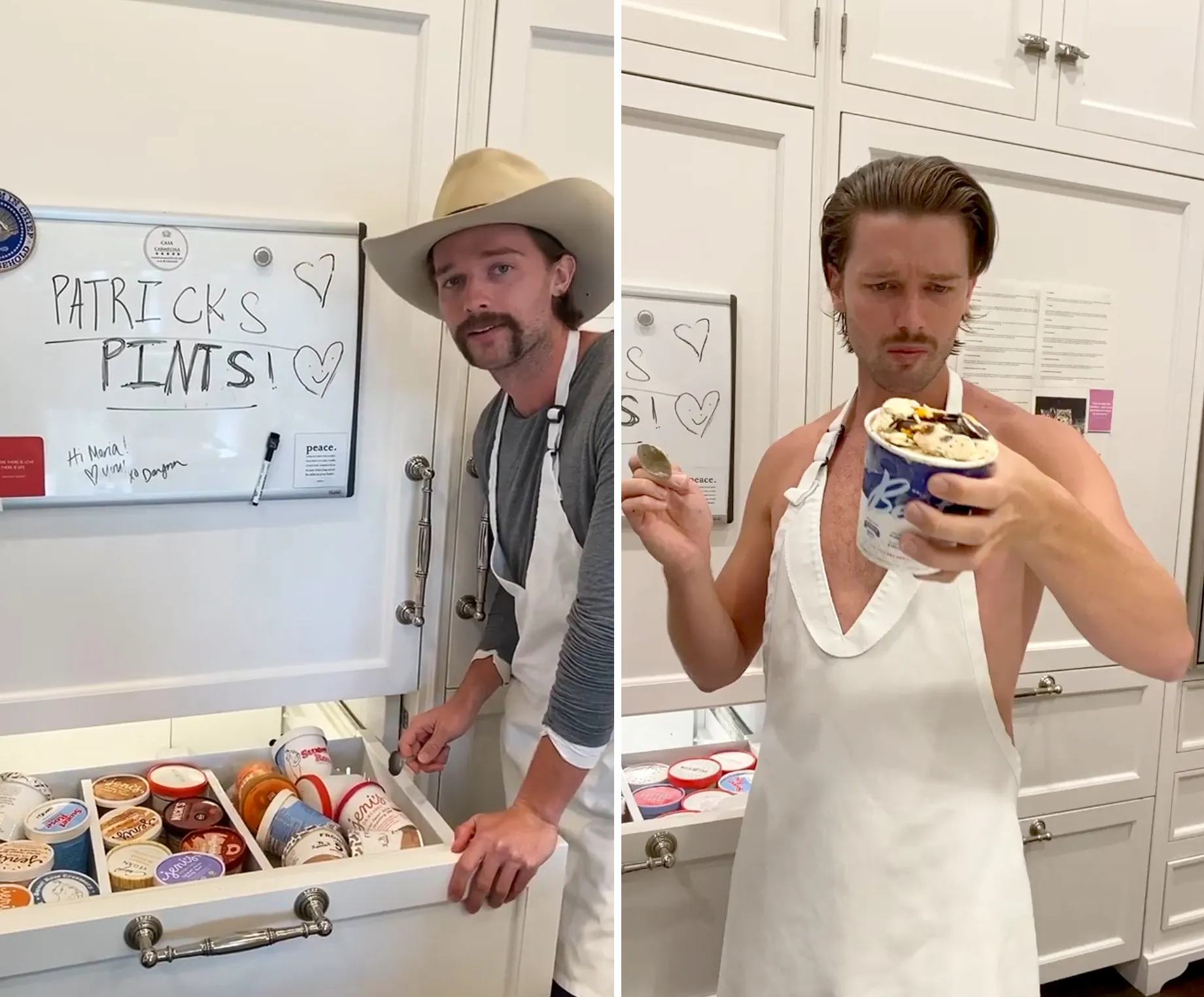 Patrick Schwarzenegger pint ice cream reviews