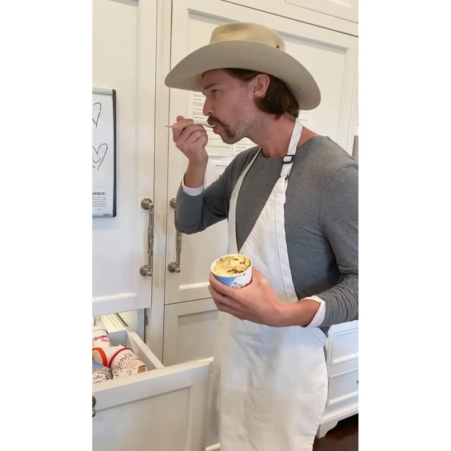 Patrick Schwarzenegger reviews Sweet Rose's Tiramisu Ice Cream