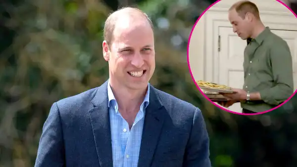 Prince William uber eats