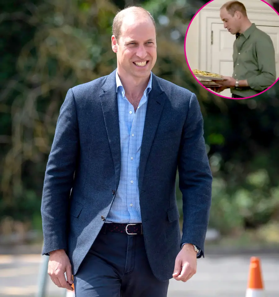 Prince William uber eats