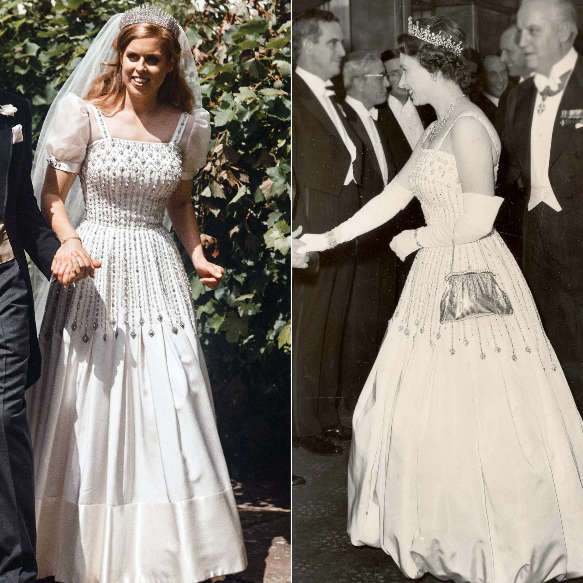 Princess Beatrice Borrowed Her Vintage Wedding Dress From Queen Elizabeth