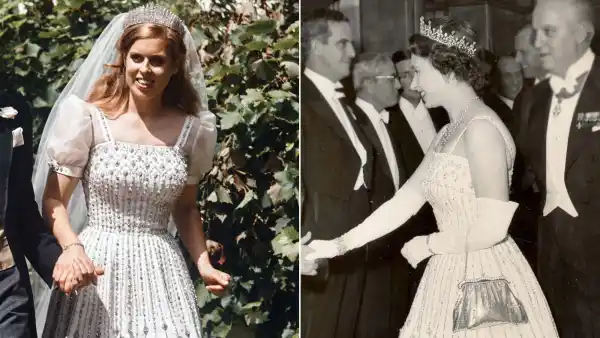 Princess Beatrice Borrowed Her Vintage Wedding Dress From Queen Elizabeth