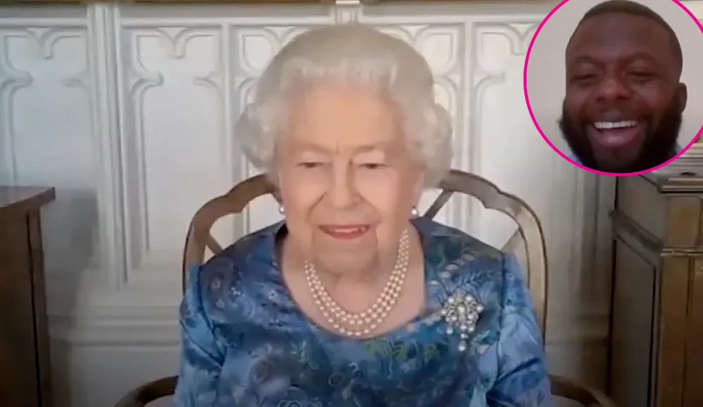 Queen Elizabeth Giggles During Video Call With Jamaican Bobsledder