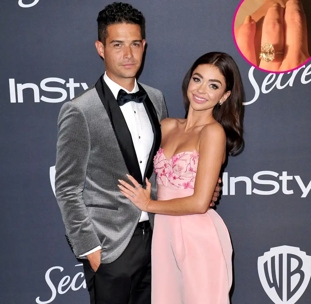 Sarah Hyland and Wells Adams Celebrate 1-Year Engagement Anniversary