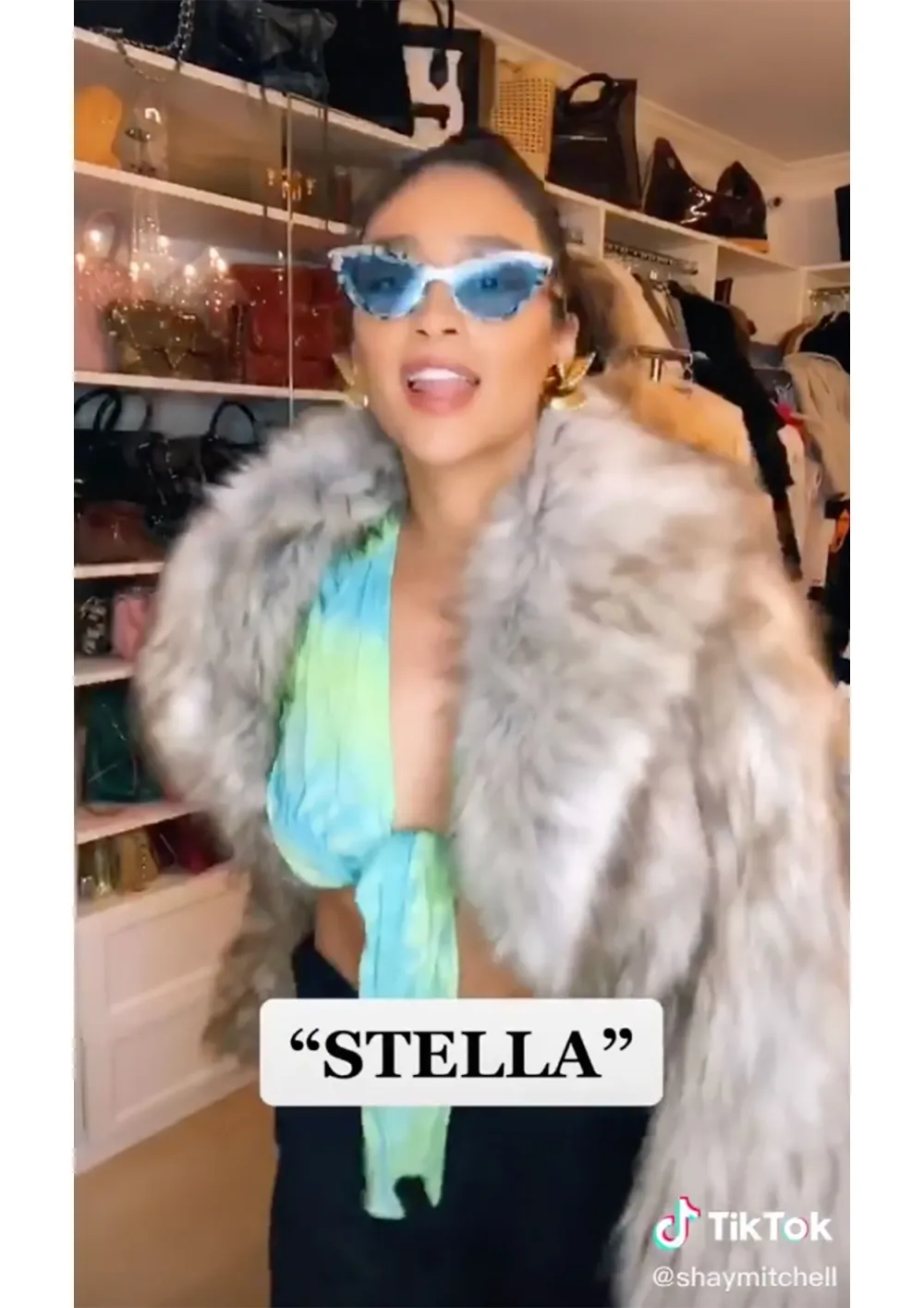 Throwback! Shay Mitchell Rewears &lsquo;Pretty Little Liars&rsquo; Swim Team Tracksuit