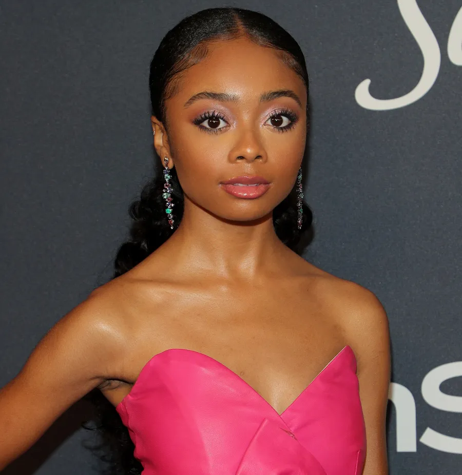 Skai Jackson reacts Naya Rivera