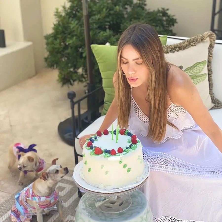 Sofia Vergara Celebrates Her Birthday With a Food-Filled Patio Party