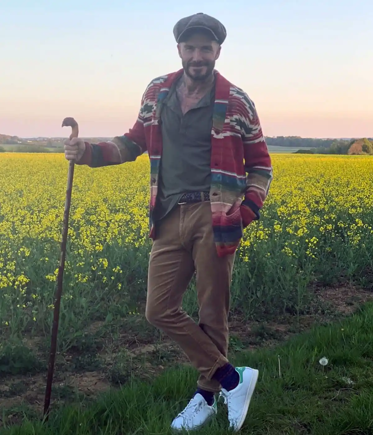 The Reason Why Celebs Keep Posing for Instagram Pics in Fields