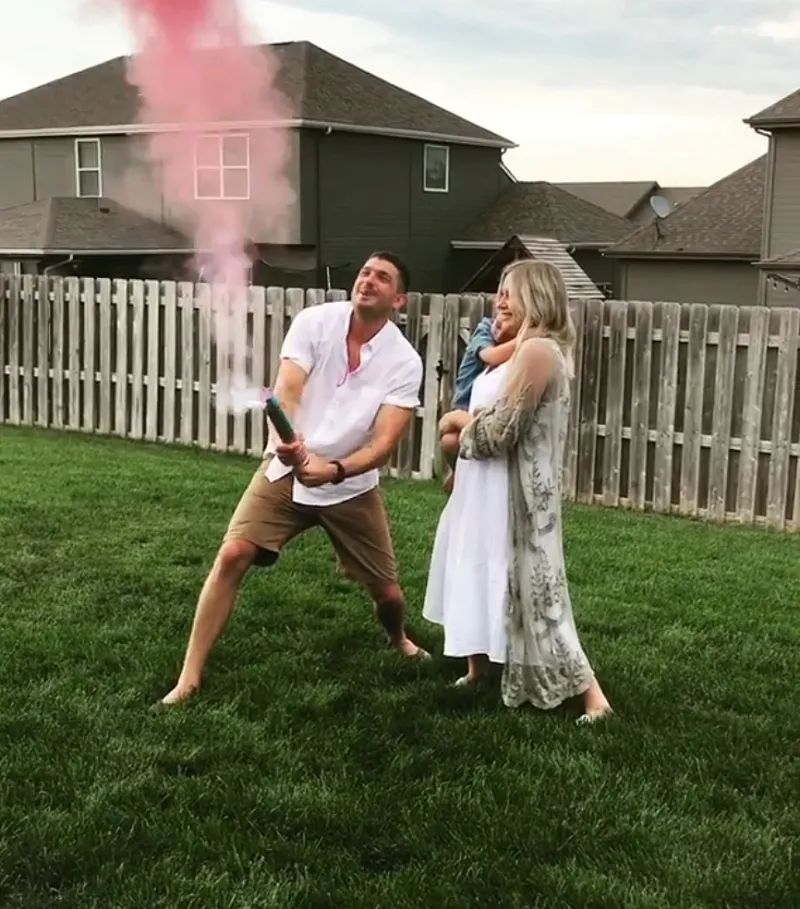Talan Torriero and Danielle Torriero gender reveal