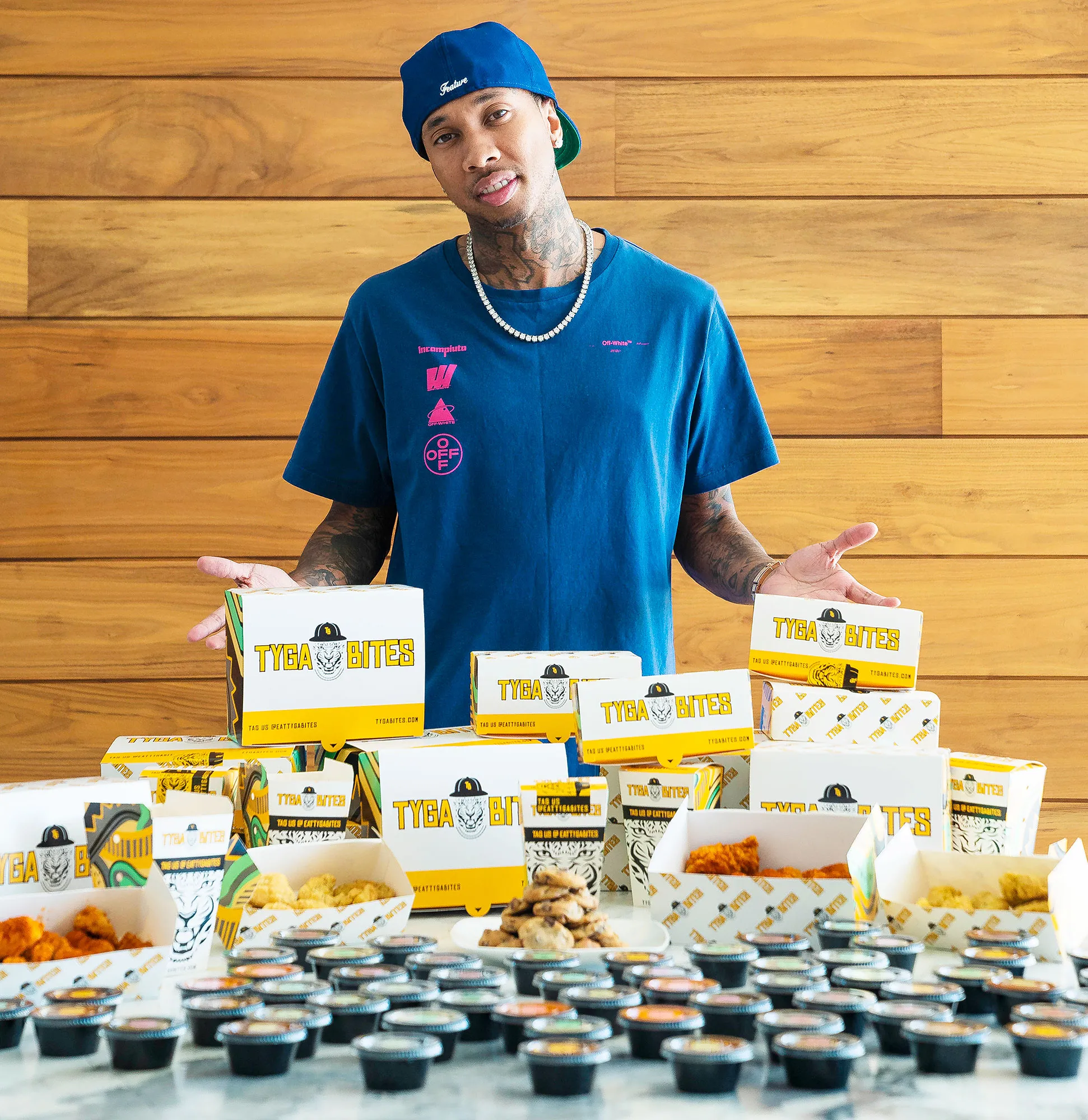Tyga and Restaurateur Robert Earl Launch Virtual Dining Concept Tyga Bites
