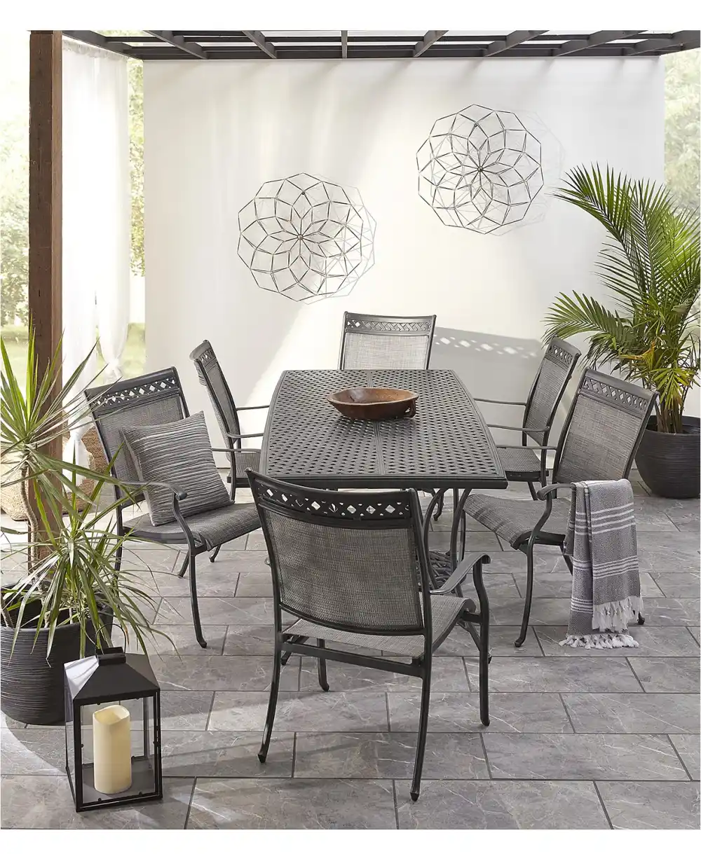 Vintage II Outdoor Aluminum 7-Pc. Dining Set