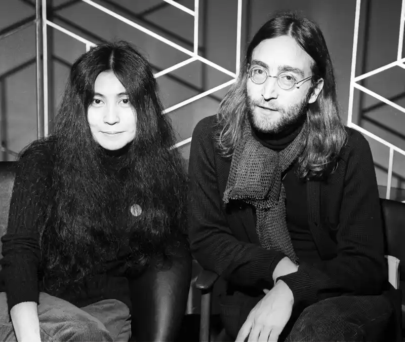 Yoko Ono and John Lennon