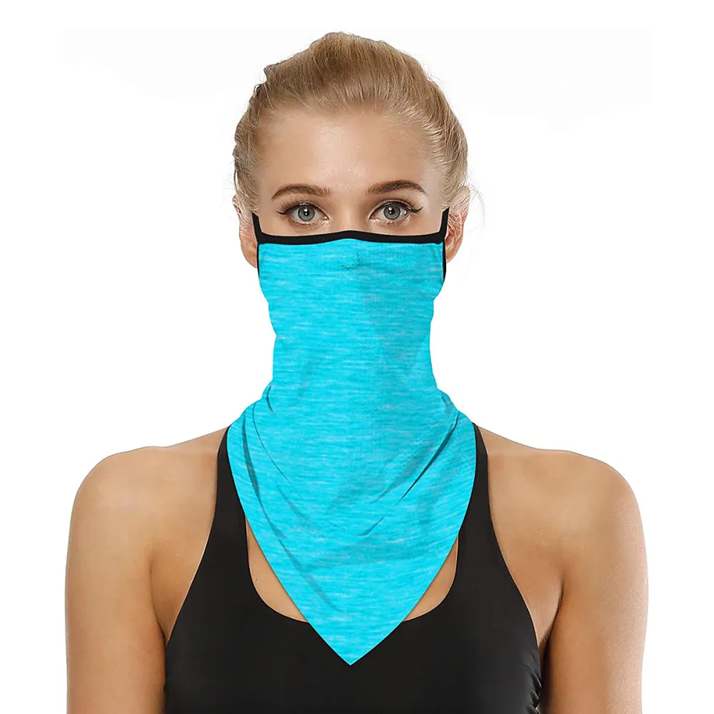 LOLONG Face Bandana Ear Loop Neck Gaiter