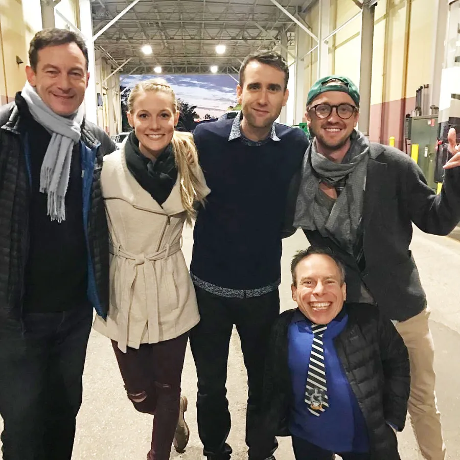 Jason Isaacs Matthew Lewis and Tom Felton Harry Potter Stars Reunite Over the Years