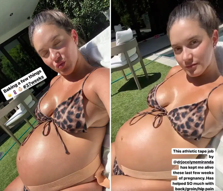 Alaia Baldwin baby bump