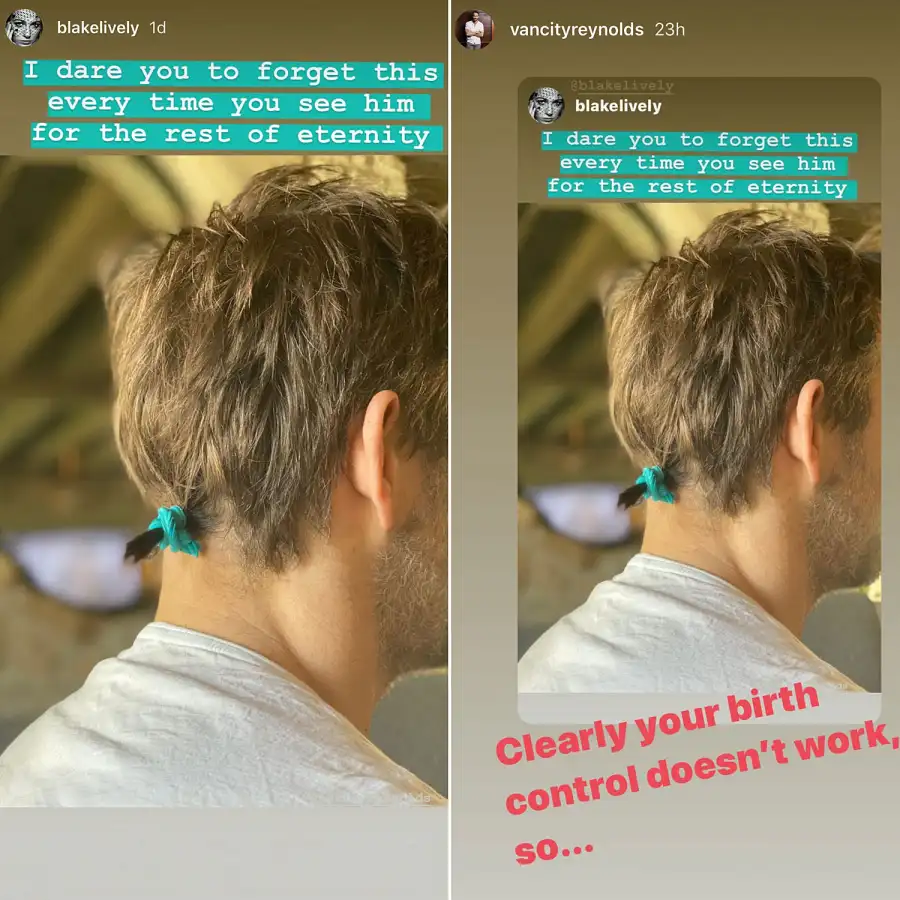 April 2020 Quarantine Ponytail Blake Lively and Ryan Reynolds Relationship Timeline