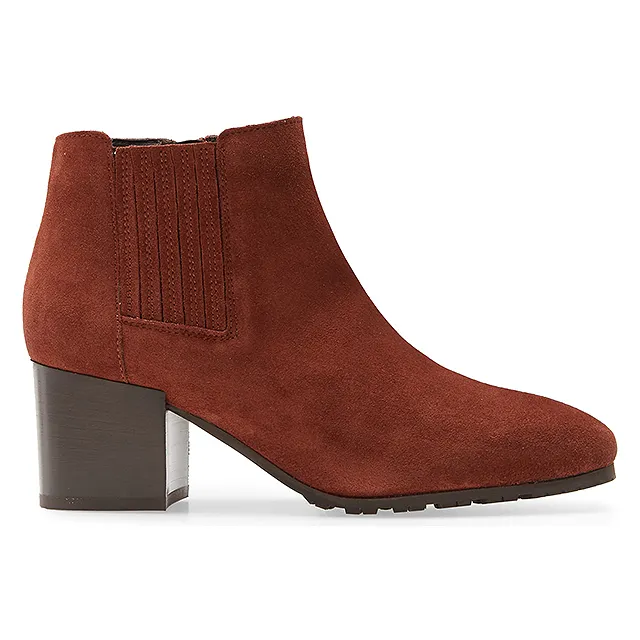Aquatalia Weatherproof Block Heel Bootie (Ginger)