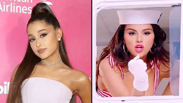 Ariana Grande Sends Selena Gomez Ice Cream-Shaped Flowers Mark Song Debut