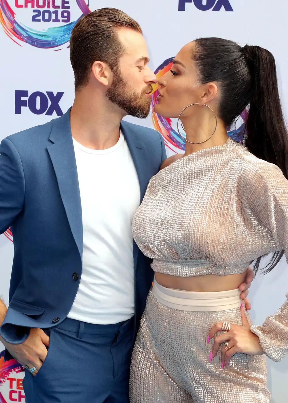 Artem Chigvintsev and Nikki Bella Sharna Burgess Says Artem Chigvintsev Will Be a Patient Dad