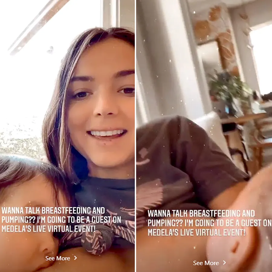 Bekah Martinez Breast-Feeding Double Trouble